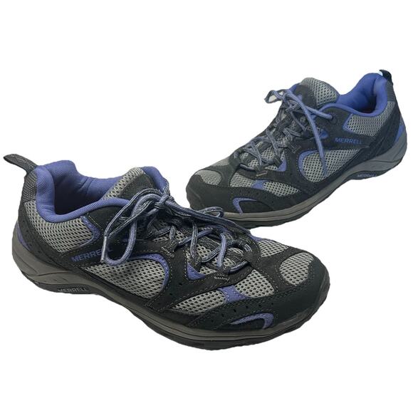 Merrell Hiking Shoes Womens Size 11 Castle Rock Purple Brown Trail Select Dry - Picture 1 of 14